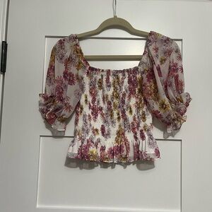 Wayf floral top